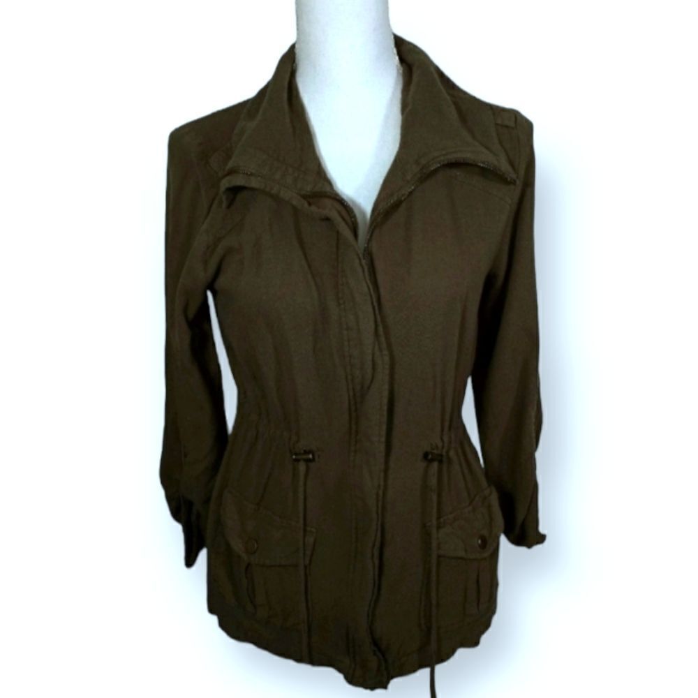 BSWEET ARMY GREEN UTILITY JACKET SZ.M EUC